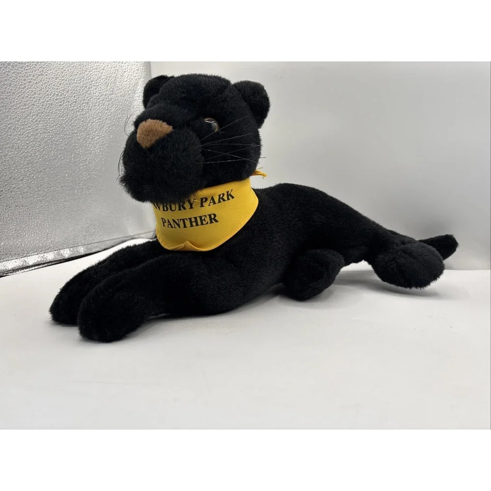 Newbury Park Panther Mascot Push Stuffed Animal